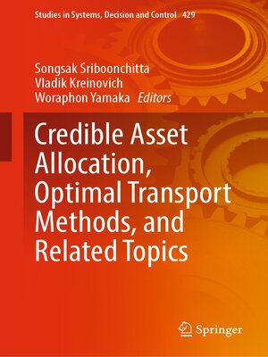 cover image of Credible Asset Allocation, Optimal Transport Methods, and Related Topics